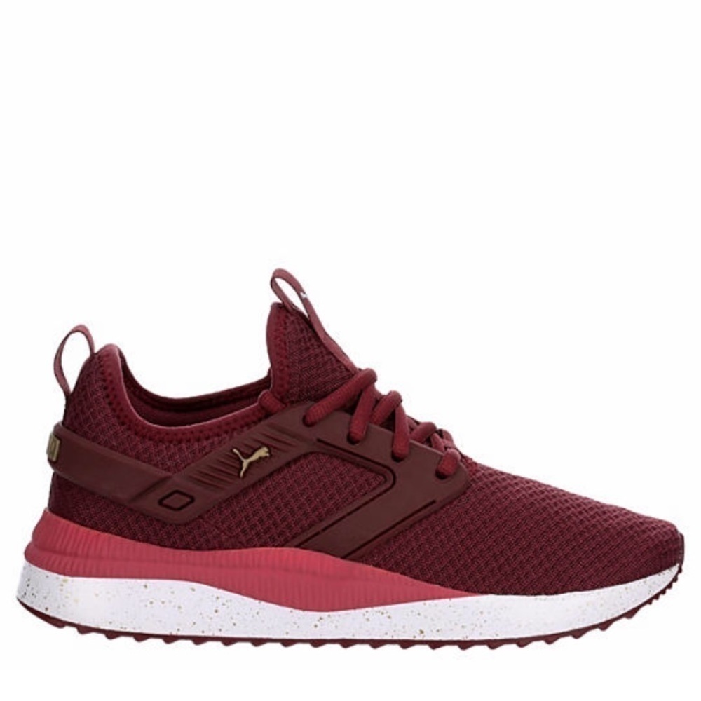 Puma WOMENS PACER CAGE SNEAKER - BURGUNDY - Picture 6 of 7